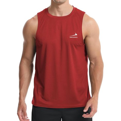 Gilet sans Manches pour Homme Course Gym Séchage Rapide Gilet Respirant T-Shirt de Sport (1/5)