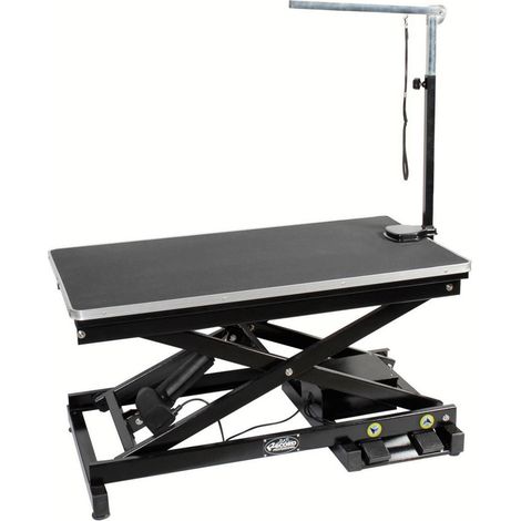 Tavolo elettrico rettangolare con base a pantografo per toelettatura (1/4)