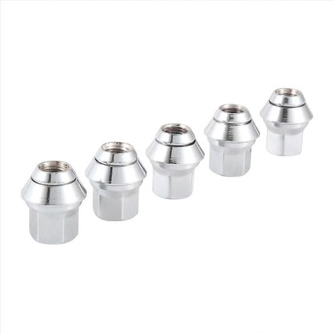 Écrous hexagonaux M12 x 1,5 19 mm, compatibles avec les écrous de roue pour Fiesta, Focus, Ka, Mondeo, C-Max et autres modèles. (1/5)