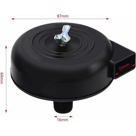 Compresseur d'air élément filtrant compresseur d'air silencieux silencieux filtre accessoires 16mm escargot coque en plastique (1/3)