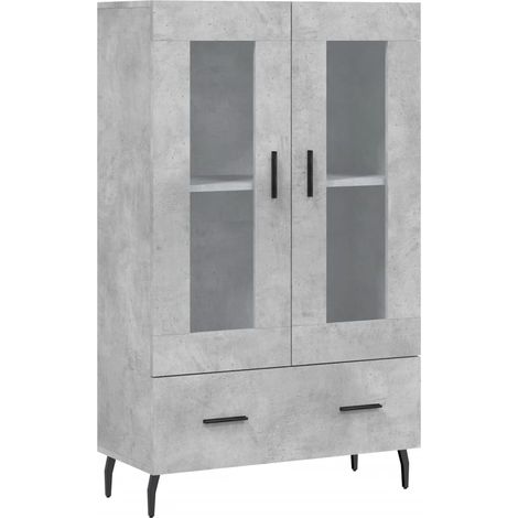 Buffet credenza cassettiera mobiletto mobile contenitore organizer cucina soggiorno salotto alto 69,5 x 31 x 115 cm legno ingegnerizzato grigio 020034468