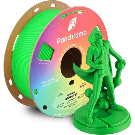 Filamento per stampante 3D Polymaker panchroma pla neon 1 kg reattivo UV (1/3)