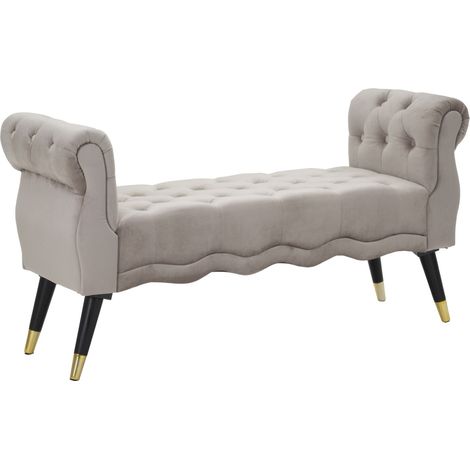 PANCHETTA PARIS GRIGIA/GOLD CM 120X40X60 (1/5)