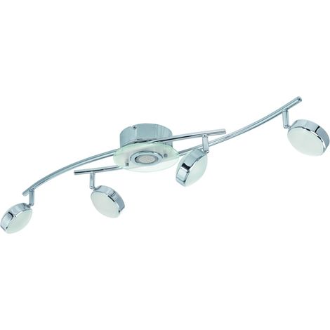 Lampe de plafond à 4 lumières Salto Chrome - 32829 (1/3)