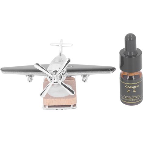 Ortviai Désodorisant Voiture Hélicoptère Solaire avec Huile Essentielle 10 ml – Décoration Intérieure Argentée (1/5)