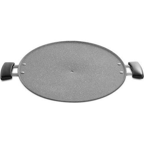 Piastra cottura Cf PGS220 per Barbecue Cenedese 42cm Nero