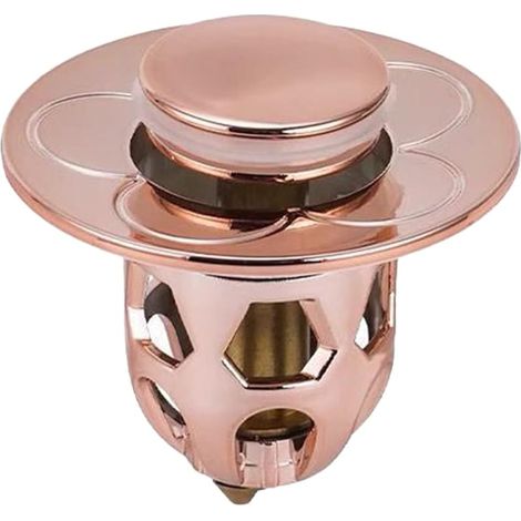 Bondes de Lavabo Popss Up Universel Bondes Baignoire Bouchon Lavabo Salle de Bain Anti Clogging Filtre a Lavabo pour Cuisine Anti Bloqué de Vidange Bondes Mécanique (1/5)