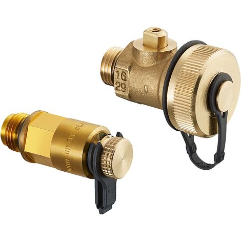 Oventrop Set 3 1 Messventil u. 1 F&E - Kugelhahn für HydroControl, classic-Technik (1/2)