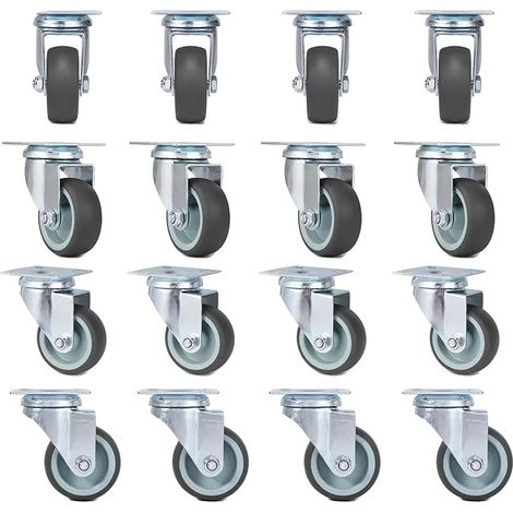 Möbelrolle, Schwerlast, Drehdesign, 16PCS (1/5)