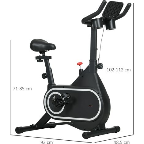Vélo d'exercice magnétique avec volant d'inertie de 4 kg, guidon et selle réglables. (1/5)