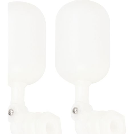 2PCS Robinet à flotteur G3/8in, plastique PE, contrôle niveau eau, réservoir tour (1/5)