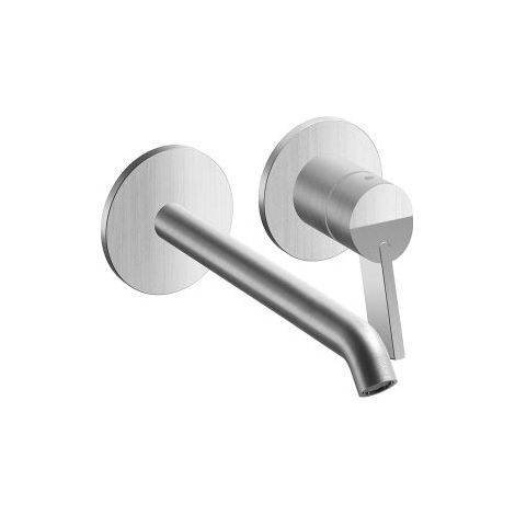 Mitigeur mural lavabo bec 225mm Inox Piega - CRISTINA ONDYNA PA25928