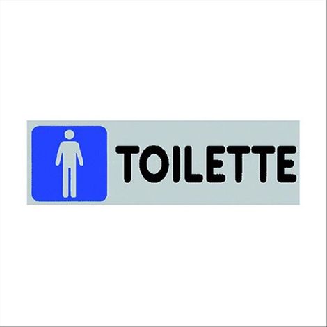 ETICHETTA SEGNALETICA TOILETTE UOMINI