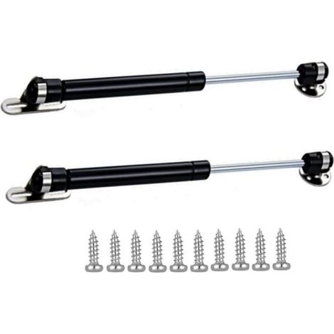 Amortiguadores de gas de 10 pulgadas (80 N / 20 lb) para armarios – Amortiguadores de gas profesionales para muebles (juego de 2) (1/5)