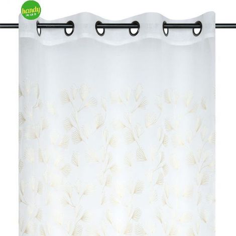 Tenda Nova Velo Stof 140 x 260 cm naturale ricamata