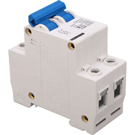 Disjoncteur bipolaire de type B, pouvoir de coupure de 4000 A, pour système photovoltaïque solaire, petit disjoncteur 500 V CC, 32 A (1/5)