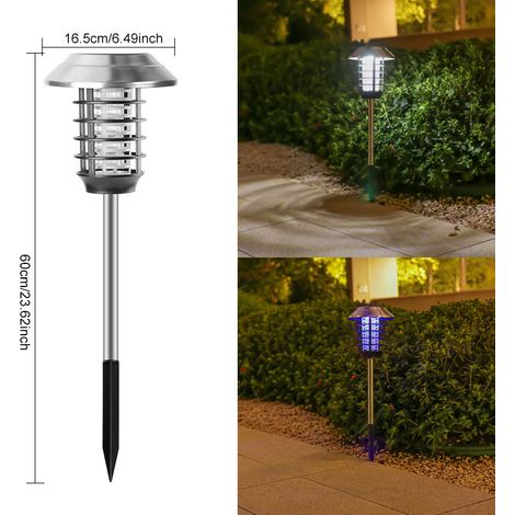 Éclairage anti-moustique à LED, lampe extérieur, lampe de sol pour parc jardin et solaire (1/5)