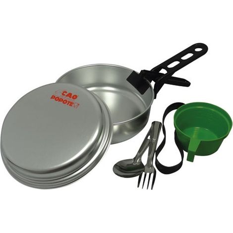 Popote alu scout 1 personne 7 pieces - CAO