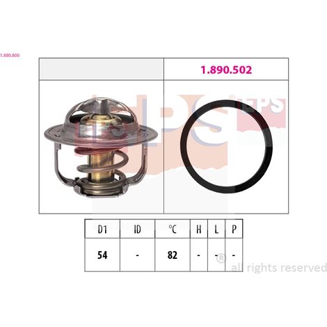 Thermostat, liquide de refroidissement EPS 1.880.800 ALFA ROMEO 12 615 097