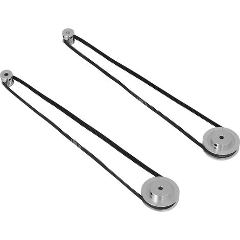 poulies de distribution synchrones 20/60 dents avec 2 courroies de 6 mm de largeur pour imprimante 3D, alésage de 5 mm (1/5)