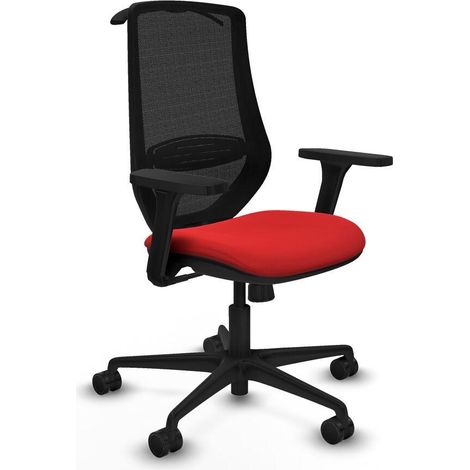 Piqueras y Crespo Mardos silla de oficina roja confortable