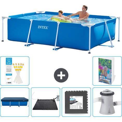 Rechteckiger Frame Pool - 260x160x65 cm - 7-teilig S21