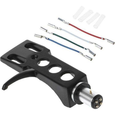 Support de cellule pour platine vinyle, porte-cellule, porte-stylet, fil conducteur pour platine vinyle. (1/5)