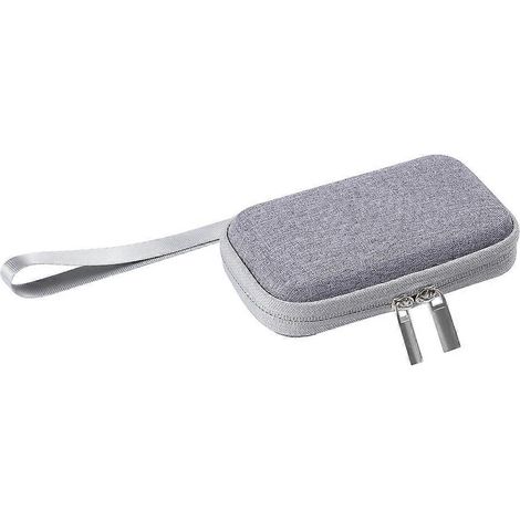 Hartschalen-Tragetasche für E81 SSD, Schutzbox mit Reißverschluss, robuste Aufbewahrungstasche für externe Festplatte, sicherer Transport.