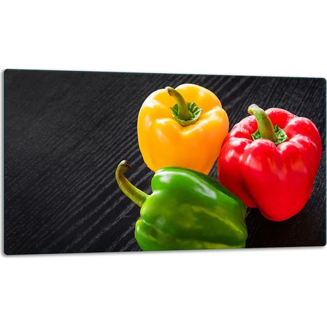Planche à découper en verre 52x30 poivre