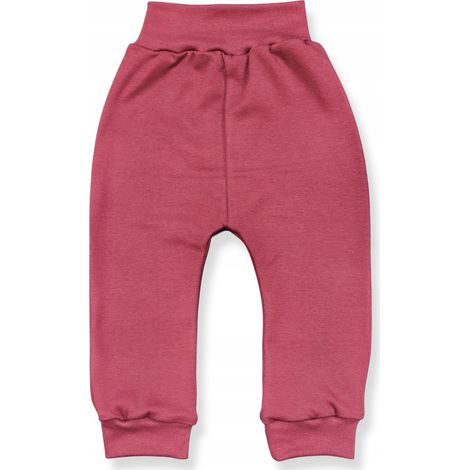 Pants 68, druckfreie Babyshorts vom Hersteller, glattes Burgunderrot (1/5)