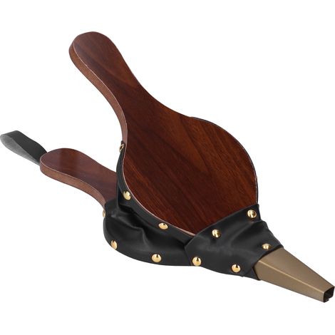 Soufflet de cheminée manuel portable, souffleur d'air pour bois, outils pour feu de camp, barbecue et autres activités de plein air (1/5)