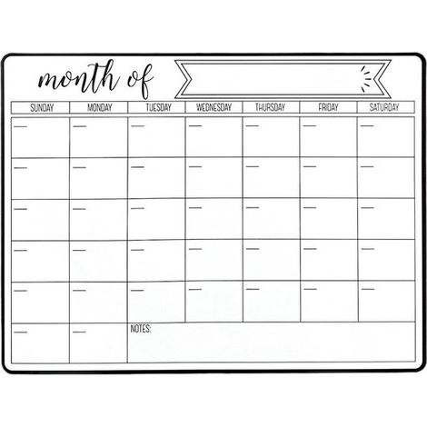 43×33 cm - Calendario magnetico da frigo - Agenda magnetica da frigo - Bacheca cancellabile da frigo - Agenda mensile e settimanale (1/4)