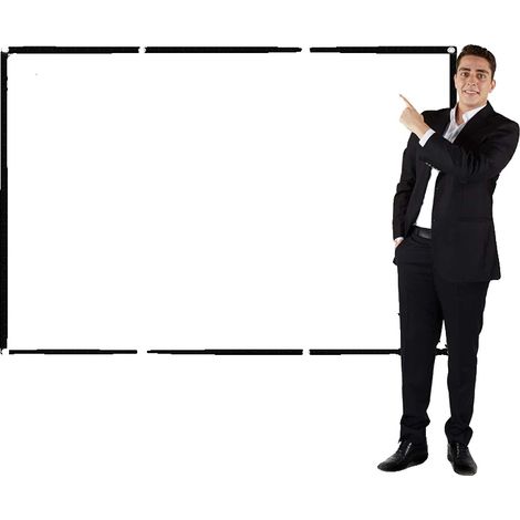 Écran de projection, prend en charge 4K UHD, portable et pliable, 100 pouces (1/2)