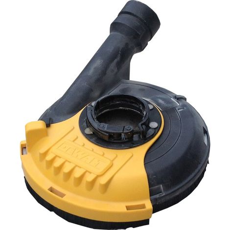 Carter de Polissage avec Aspiration - Pour Meuleuse 115-125 mm - Fixation Sans Outil - Compatible avec Système AIRLOCK, Black (1/5)