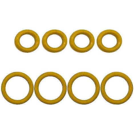 Joints toriques jaunes pour socle de turbo 7,3 L (1994-2003) F4TZ-6N653-A F4TZ-6N653-B (8 pièces) (1/5)
