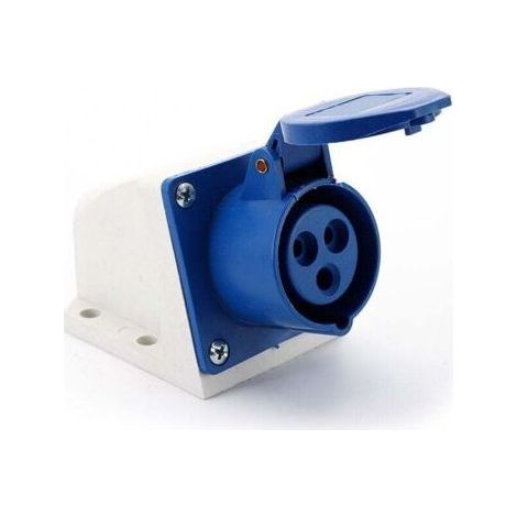 16 Amp 3pin Industrial Socket 220V-250Volt Waterproof IP44 Waterproof 2P+E 16A (1/5)