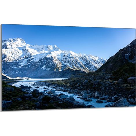 Glasschutzplatte für den Herd 80x52 Berge (1/5)