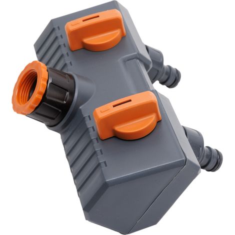 Primaster 2-Wege Verteiler für Gartenschlauch Ø 19 mm (1/3)