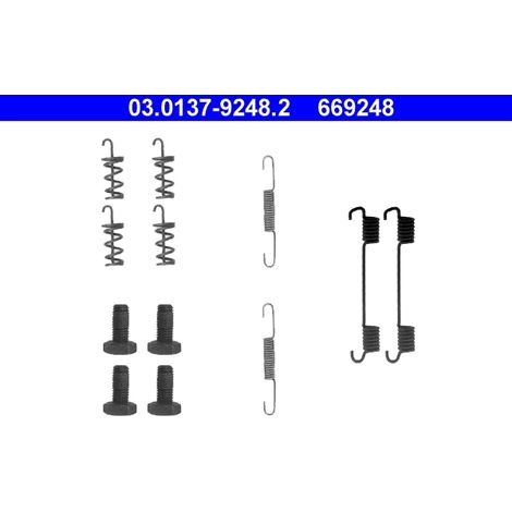 Kit d'accessoires, mâchoires de frein de stationnement ATE 03.0137-9248.2