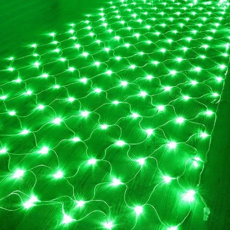 1 Guirlande lumineuse LED, 880 LEDs, Filet lumineux 6x4m, 8 modes, IP44, Intérieur Extérieur, Jardin Noël