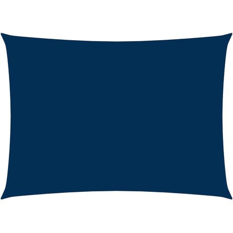 Vela parasole rettangolare in tessuto Oxford 2 x 45 m blu 020009619
