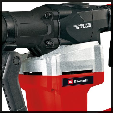 Einhell Marteau Démolisseur TE-DH 32 (1500 W, force de frappe de 32 J, mandrin SDS-max, poignée principale anti-vibration + revêtement souple Softgrip, vendu avec pointeau et burin plat + E-box) — vue 2