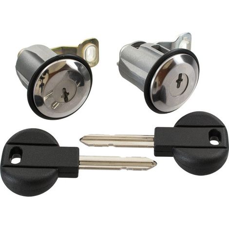 Insert de serrure pour Citroën Berlingo 96-08 (2 pièces). Avec trou. (1/2)
