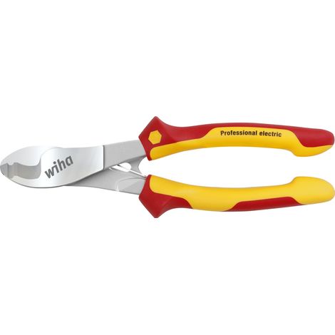 Wiha Tagliacavi Professional electric con molla di apertura attivabile e disattivabile 180 mm, 7" (43660)