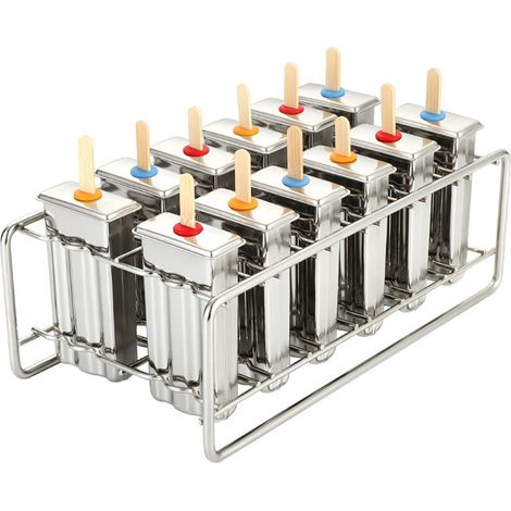 12 Moules à glace, Acier inoxydable 304, Design créatif, Pour maison et fêtes (1/5)