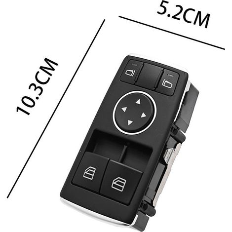 1729056800 is suitable for the master switch of the power window regulator in the low-end Mercedes-Benz C-Class. (1/4)