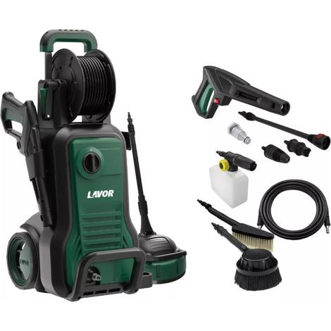 idropulitrice elettrica a freddo lavor "arrow 4 plus 180" 180 bar 510 l/h 2500w