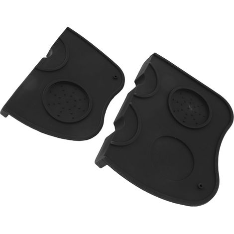 Lot de 2 tapis de tamper café en silicone antiglisse polyvalent pour bar cuisine (1/5)