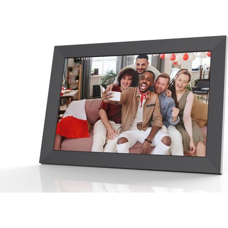 Neuer 10,1-Zoll-HD-Digital-Fotorahmen in Schwarz