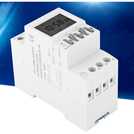 Programmierbarer Timer NKG-4 für DIN-Schienenmontage, 220 V AC, 3 A (1/5)